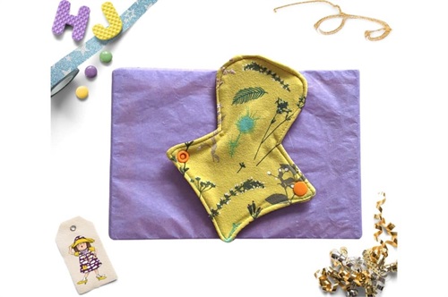 Click to order  7 inch Thong Liner Cloth Pad Ochre Meadow now